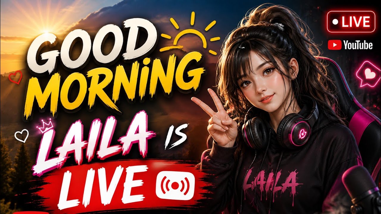🌞 Good Morning Gamers! 🔥 | Laila Is Live 🎮 | Free Fire Live Stream ❤️