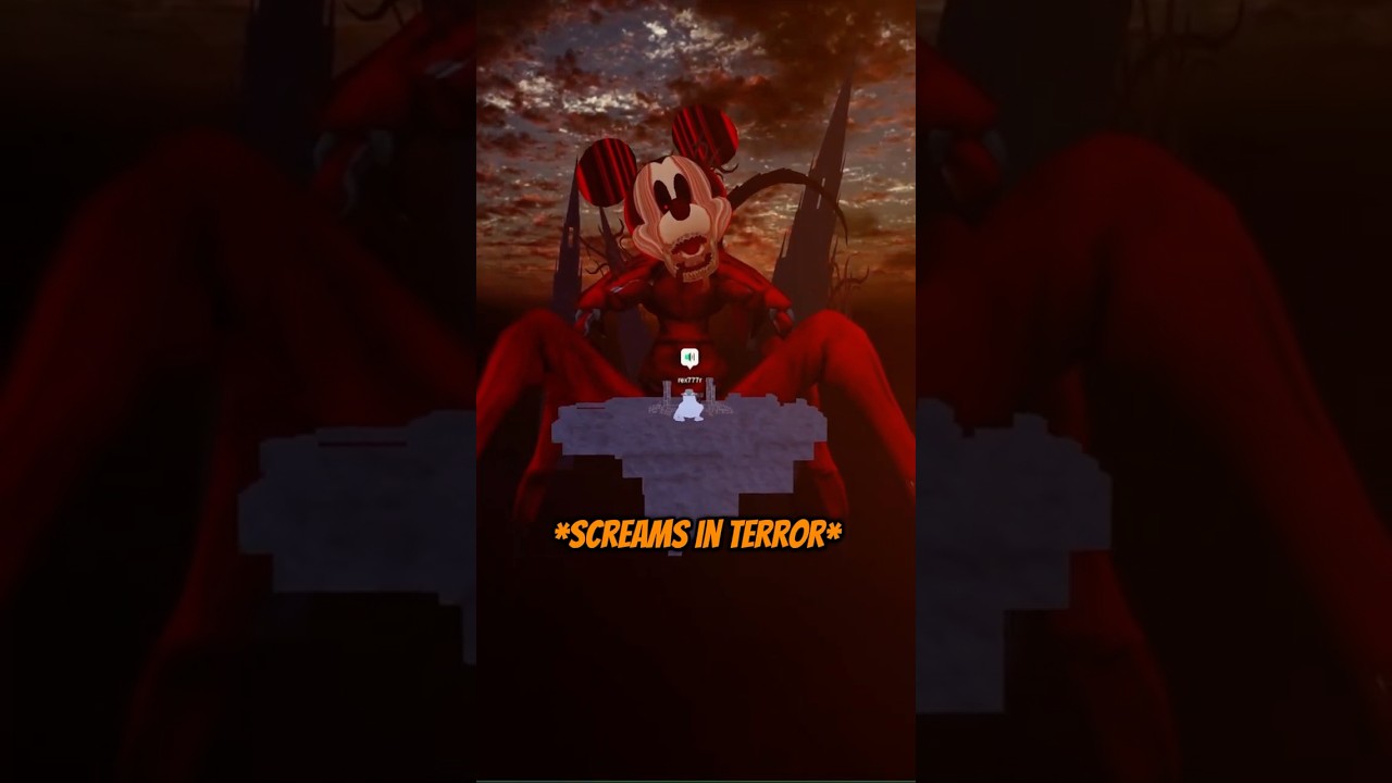 HE TRIED to FIGHT MICKEY 😭⚔️ #roblox #funny