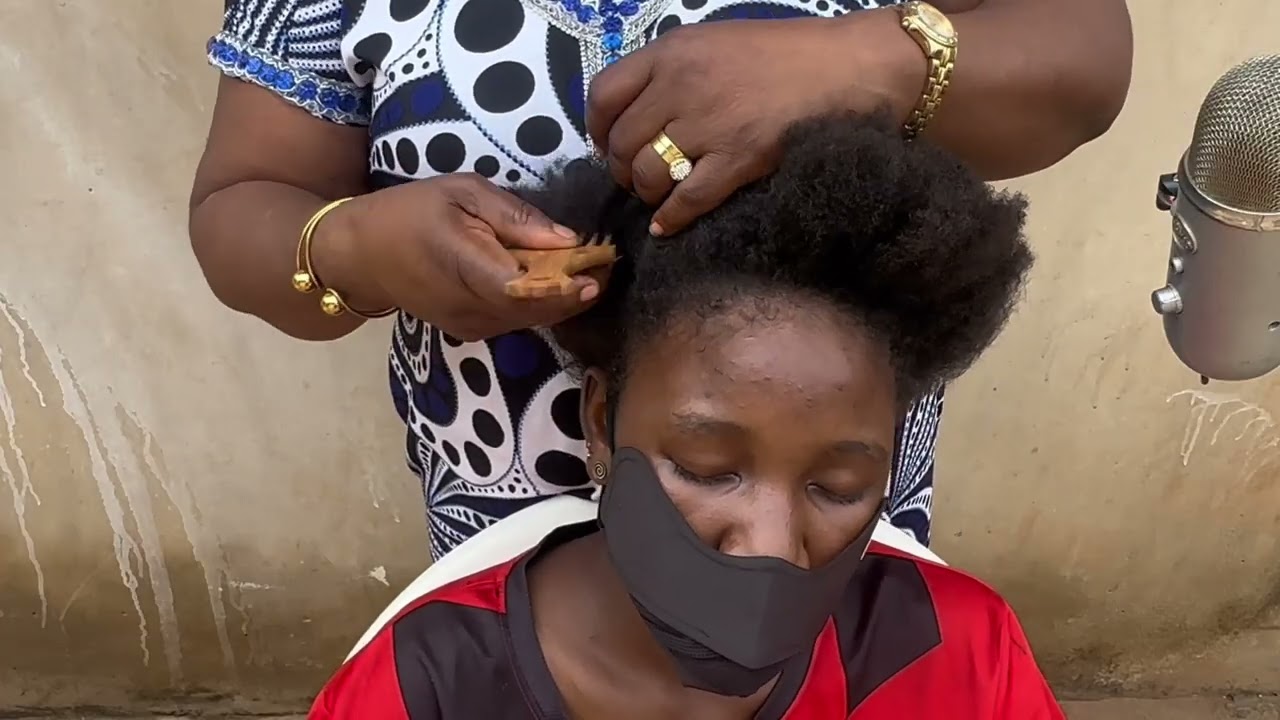 OUTDOOR ASMR | Scalp Scratching, Detailed Hair Scratching, Nitpicking, Brushing | Compilation 