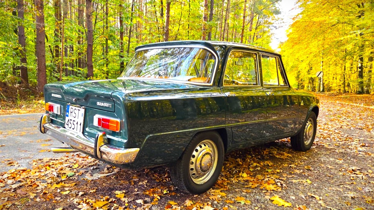 Alfa Romeo Giulia 1.3 TI 1968  - Driving Through the Polish Autumn