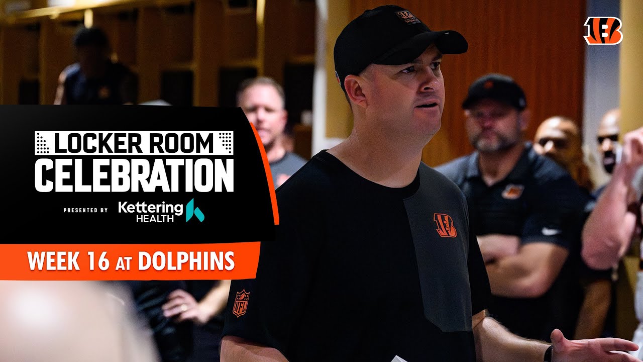 2025 Week 16 vs Dolphins | Locker Room Celebration