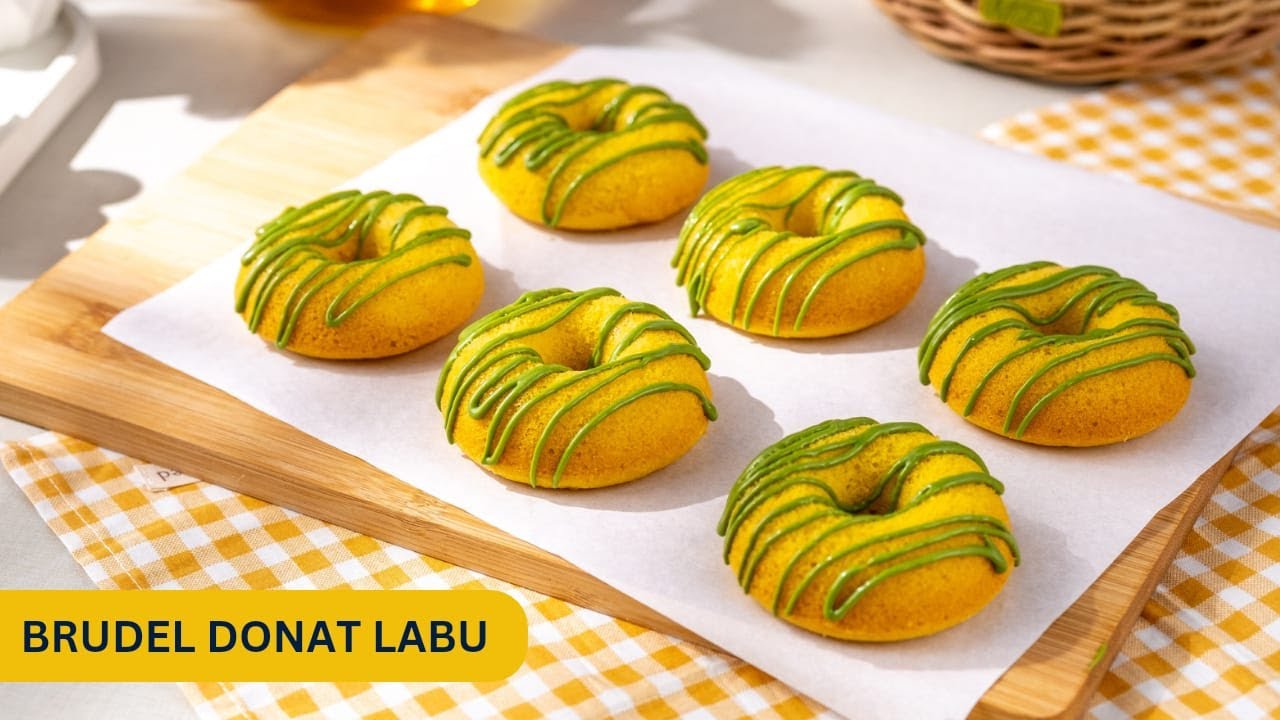ENAK BANGET cuma diaduk resep anti gagal 1 telur | brudel donat labu viral | ide jualan 2023