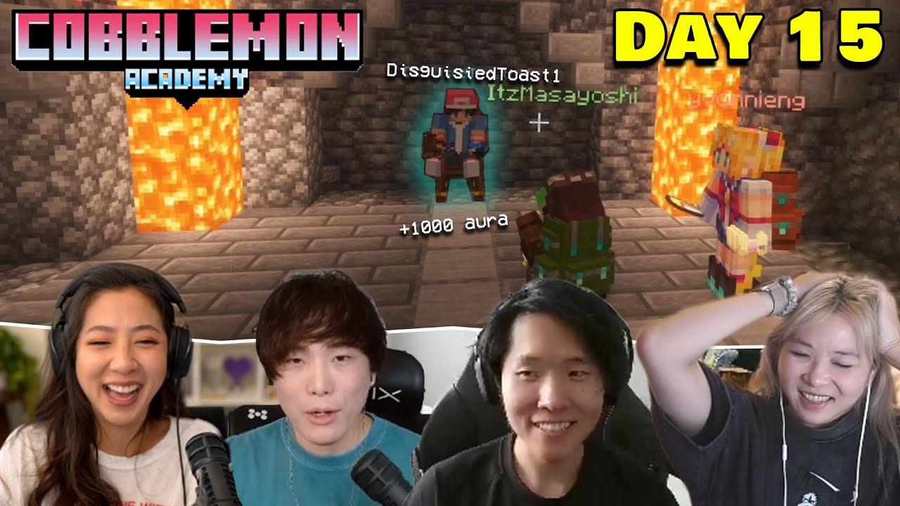 Best of Abe's Cobblemon Academy Day 15 ft. Toast, Sykkuno, Fuslie, Masayoshi, Foolish & more