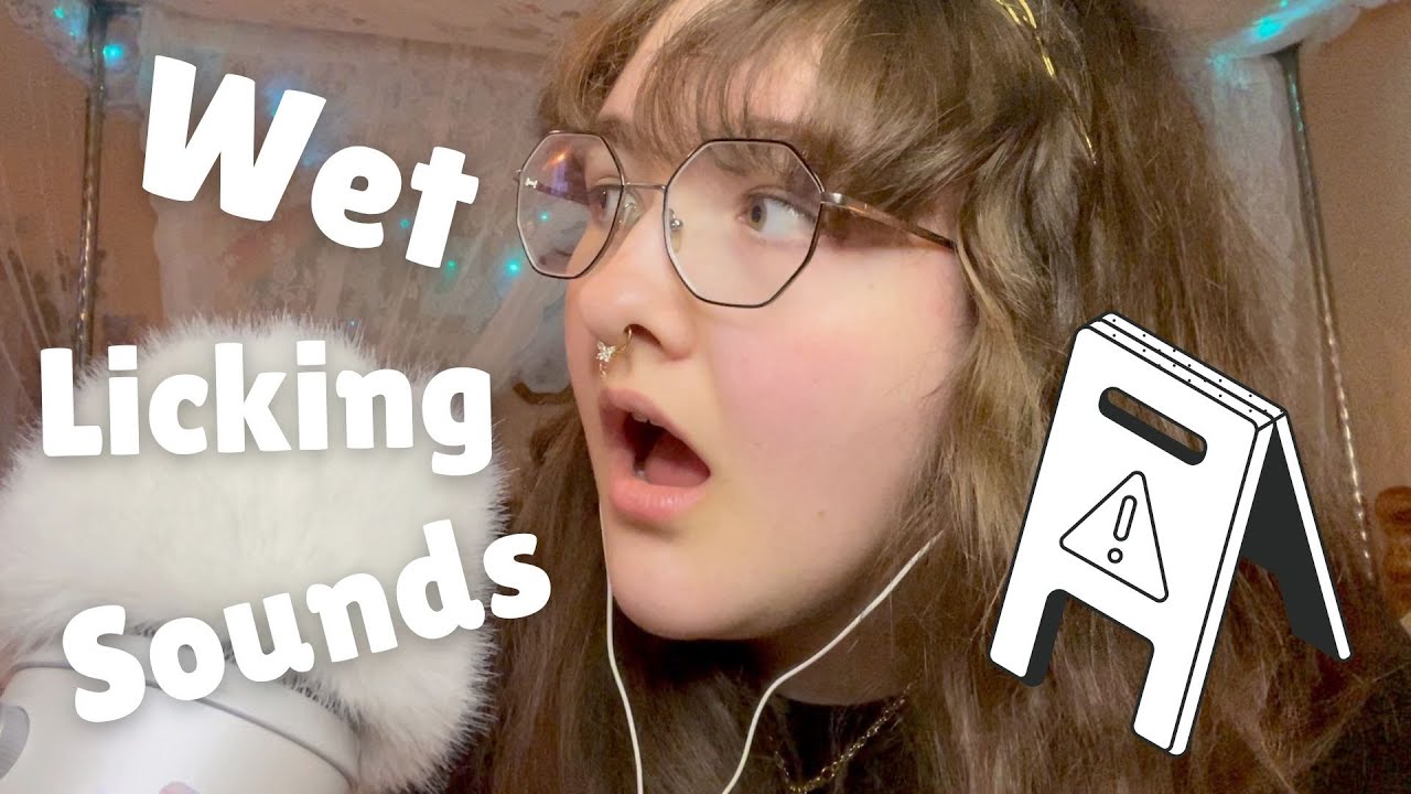 ASMR Licking sounds (with soft spoken rambles)