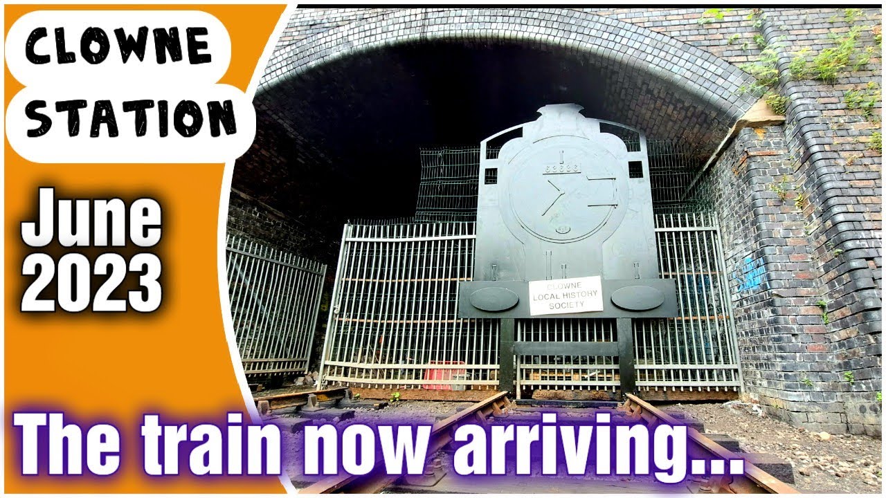 Clowne Disused Railway Station Restoration Update - The Train Arrives