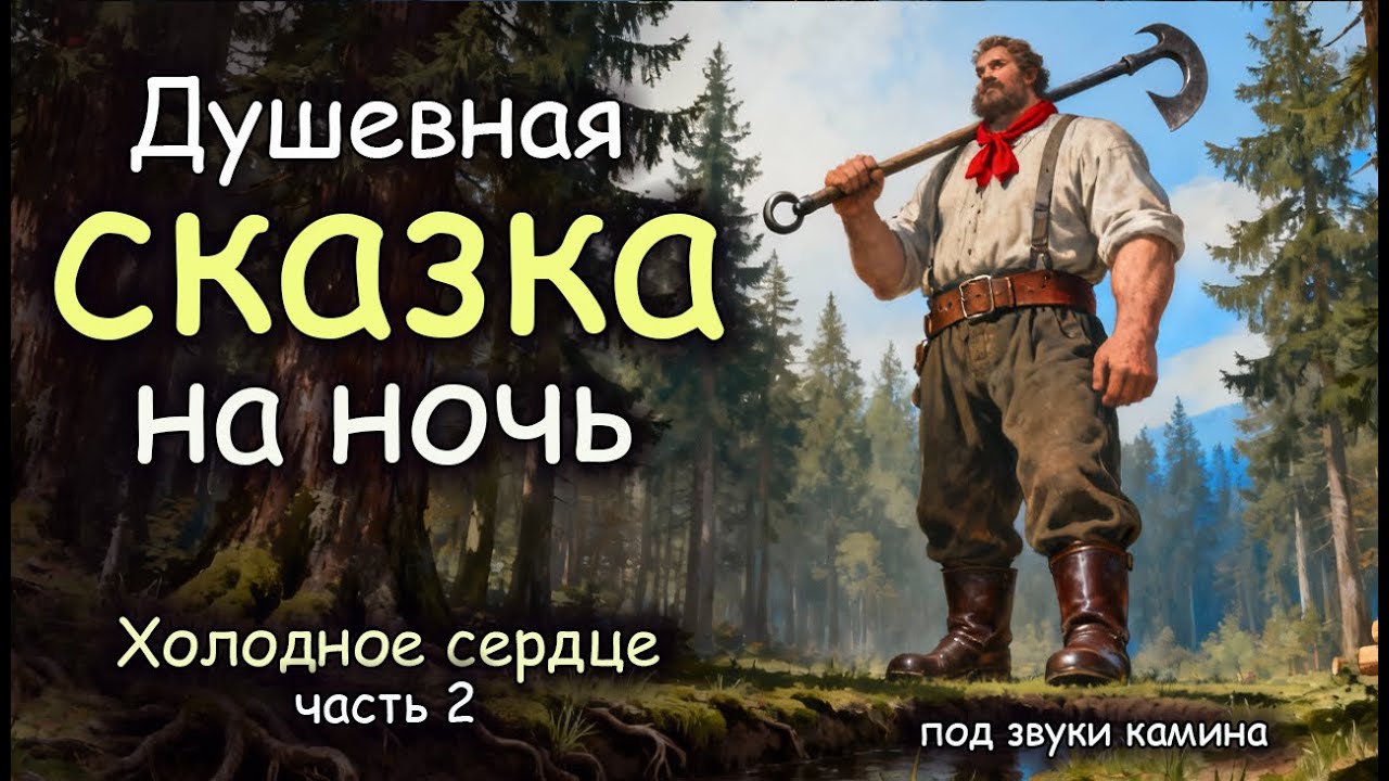 Засыпательные Сказки | Холодное сердце - часть 2 - Вильгельм Гауф | Авторская озвучка