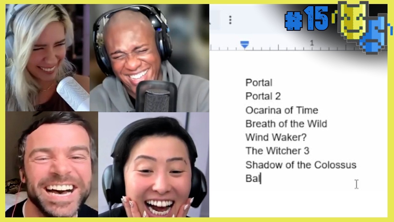 Our Top 10 Games of All Time (VERY serious) | We're Voice Actors w Ben, Erika & Abu