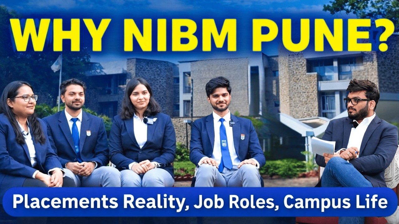 Why NIBM Pune?  | Placements Reality, Job Roles, Campus Life | MBA Placements 