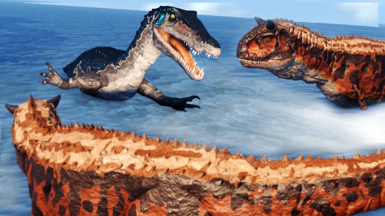 Na Surdina com Baryonyx! Predadores Semiaquáticos e Carnotauros Perseguidores | Roblox: Fallen Ashes