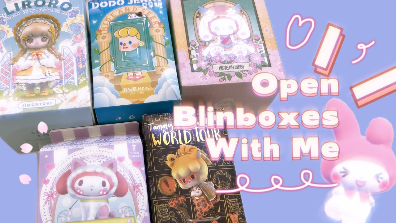 Open Blindboxes With Me! - Sanrio, Liroro, EMMA, Dodo Jenny, Tammy Kitty (no talking)
