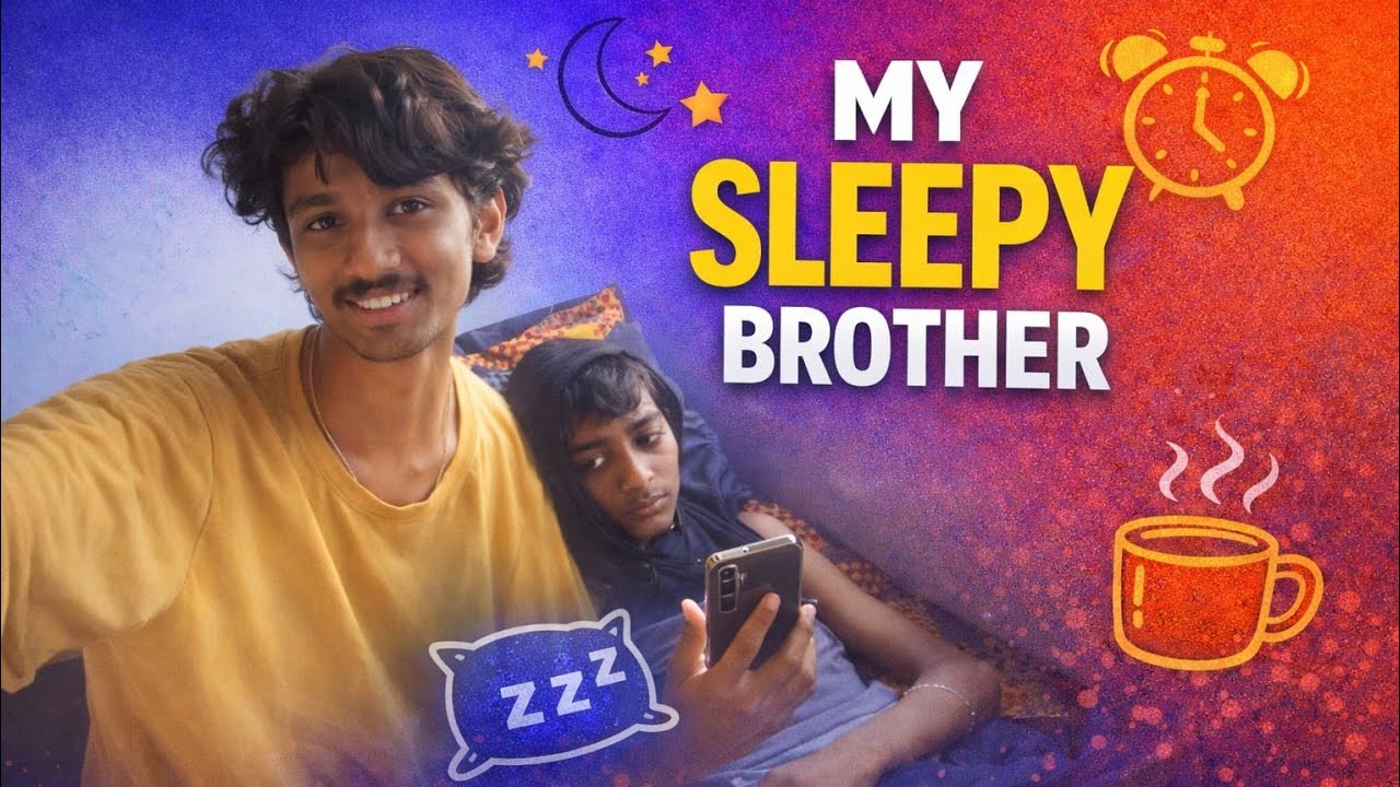 “I Tried Waking My Lazy Brother😴… See What Happened! 🤣”