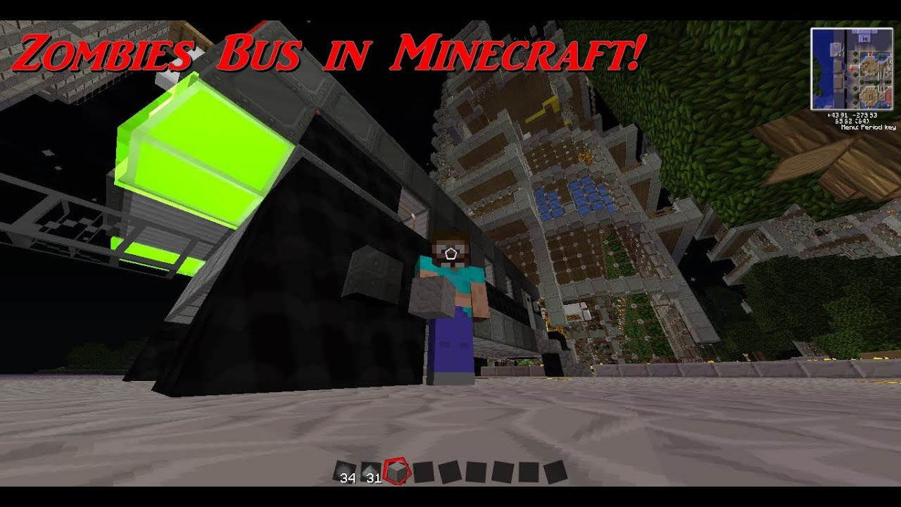 Black Ops 2 Tranzit Bus in Minecraft!