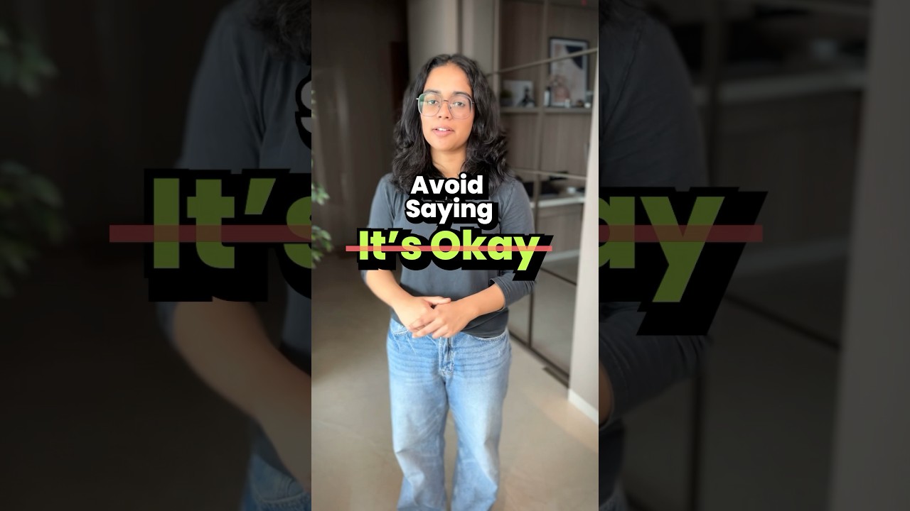 Избегайте говорить &laquo;ОК&raquo; &mdash; лучшие ответы на извинения #learnenglish #speakenglish #esl #ananya #le...