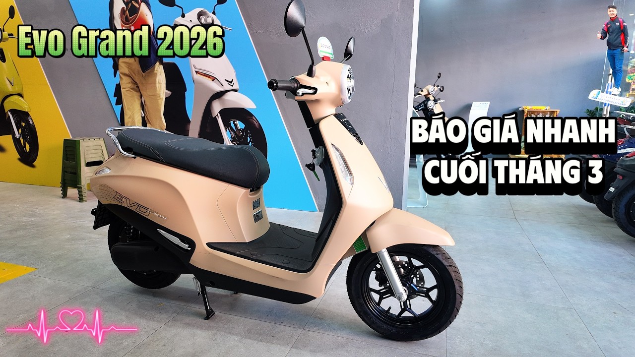 Gi&aacute; xe m&aacute;y điện Vinfast Evo Grand &ndash; Evo Lite Neo &ndash; Evo Grand Lite 2026 ▶ Giảm 8% gi&aacute; b&aacute;n xe 🔴 TOP 5