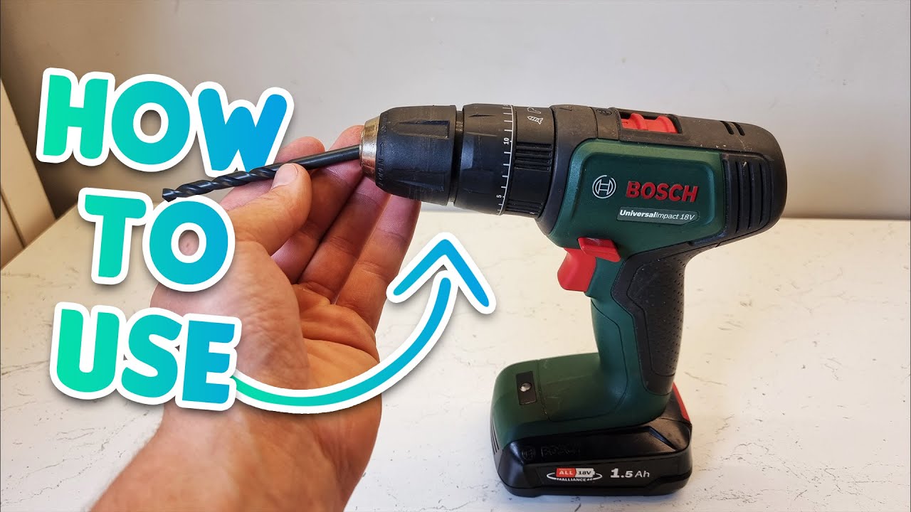Как пользоваться дрелью Bosch