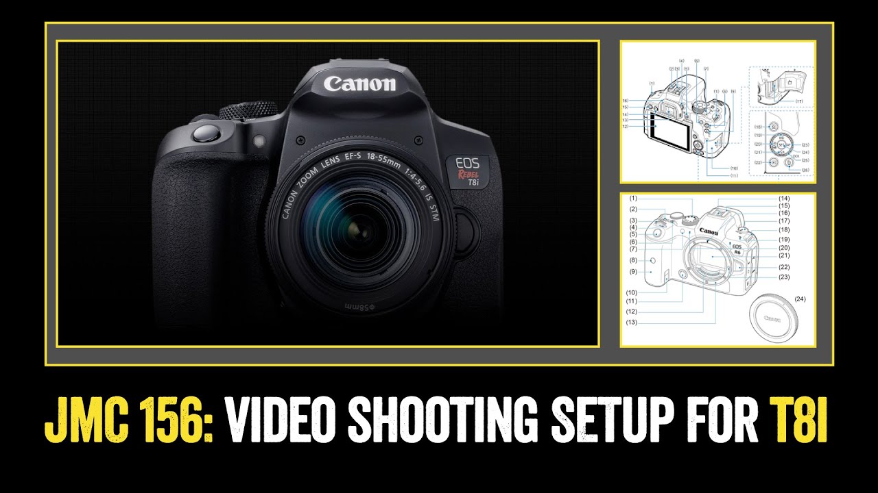 CANON T8i CAMERA SET UP FOR VIDEO PRODUCTION