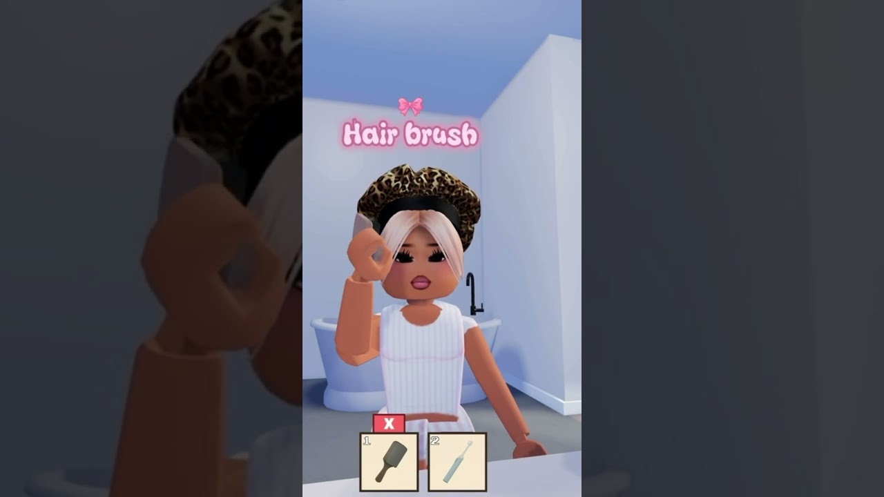 High school morning routine | No sound #roblox #berryave #robloxedit