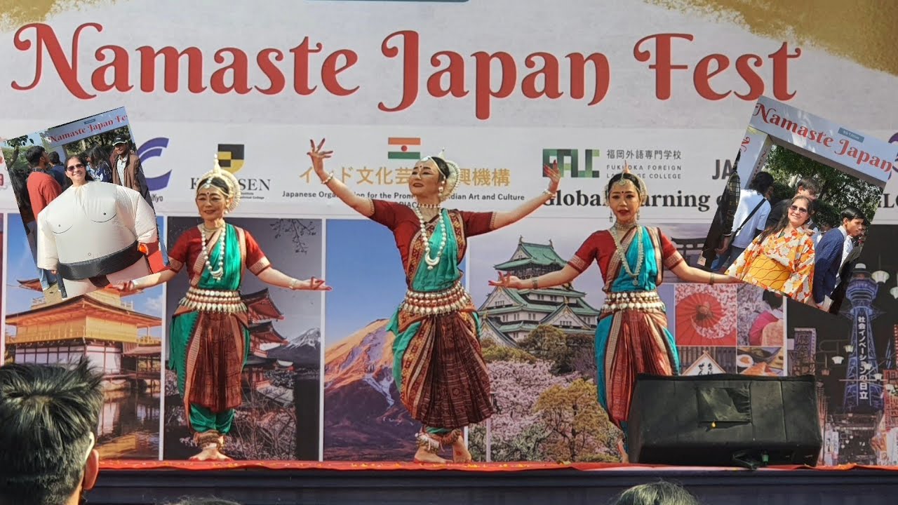 Namaste 🙏🍙Japan🇯🇵 Fest🎎#exhibition #travel #namaste #cultural #performance 
