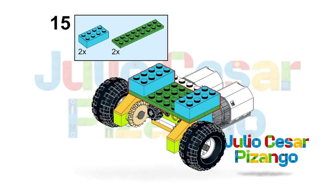 Guia de construccion del carro de competencias con lego wedo 2.0