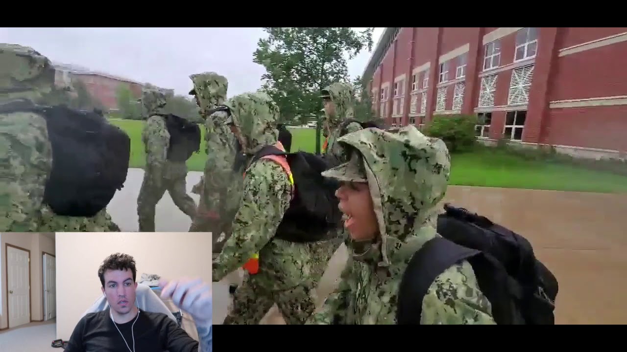 This Navy Bootcamp Cadence is EDGY! (never before seen Boot Footage 2019) -reaction
