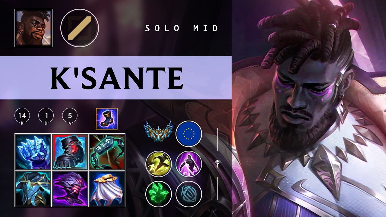 K'Sante Mid vs Sylas - EUW Challenger Patch 26.05