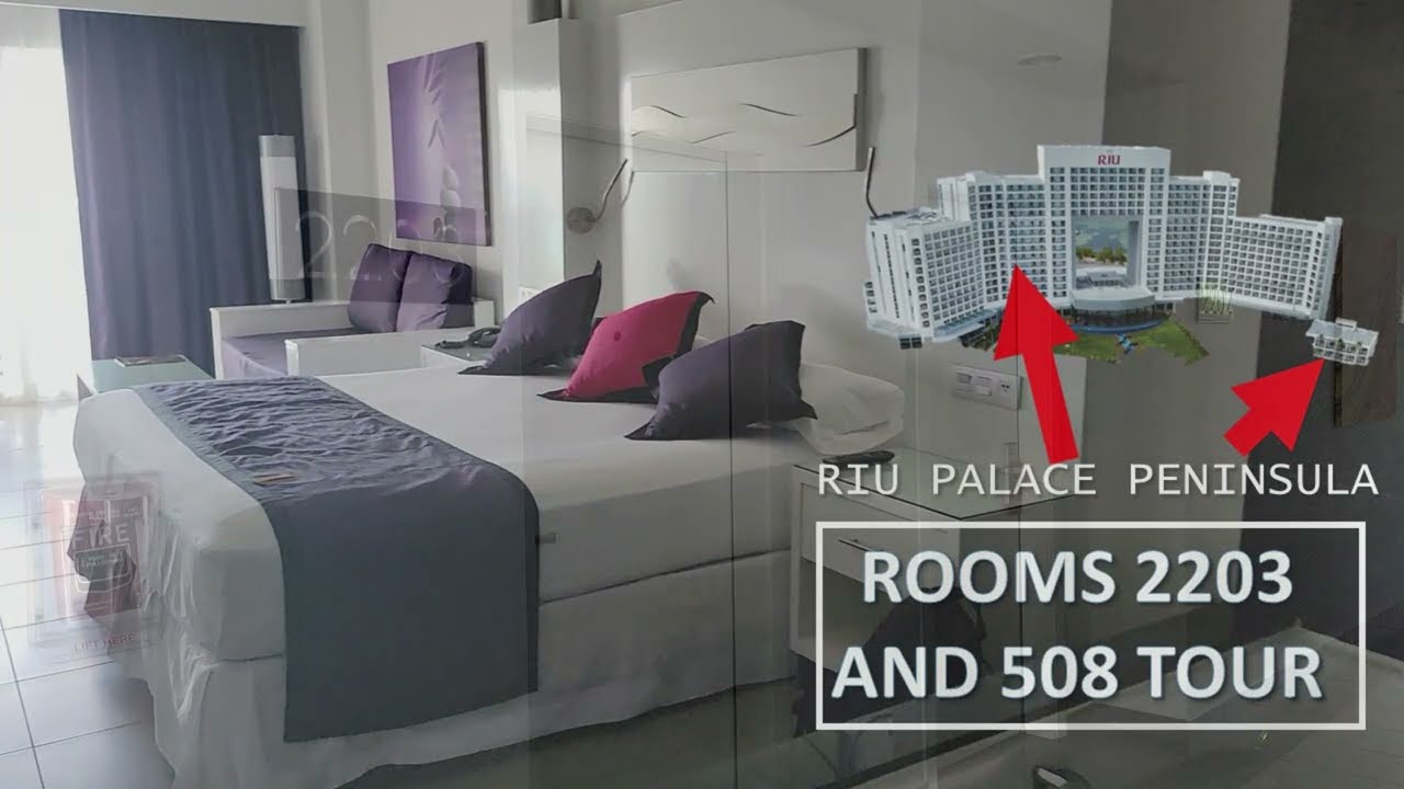 RIU Palace Peninsula Cancun - 2 Rooms Tour