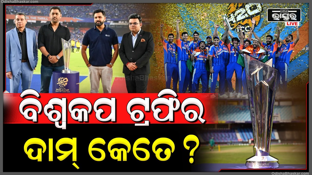 ଭାରତ ଜିତିଥିବା ବିଶ୍ୱକପ ଟ୍ରଫିର ଦାମ କେତେ ? What Is the price of T20 world cup ?