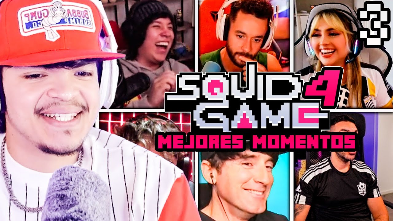 REACCIONANDO A LOS MEJORES MOMENTOS EN SQUIDCRAFT GAMES 4 DIA 3