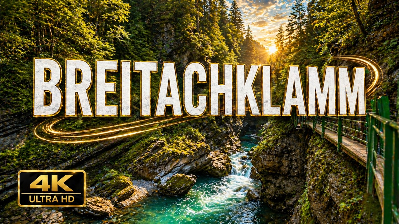 Braithachklamm – ein beruhigender Spaziergang durch die Schlucht, Deutschland.