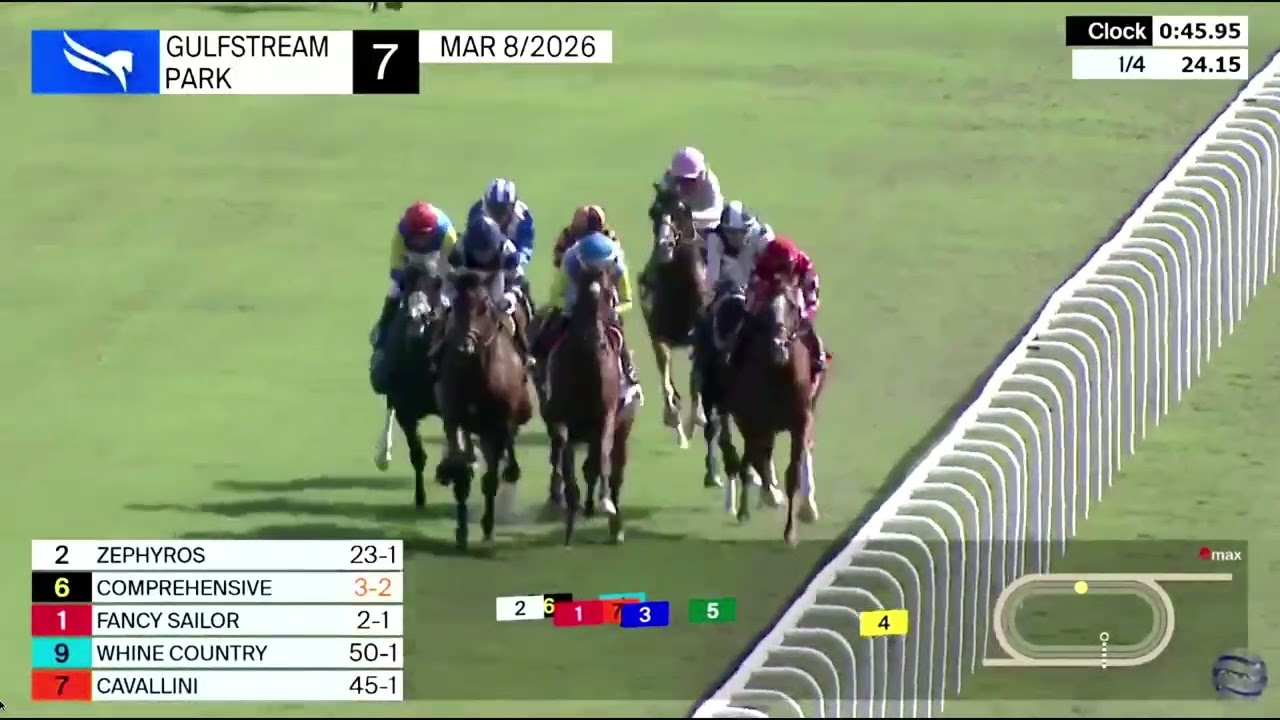 7ma Carrera de Gulfstream Park | Domingo 8 de Marzo de 2026