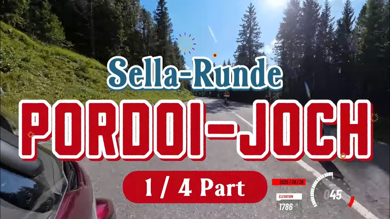 Sella-Runde - Pordoi-Joch Dolomiten - Goldwing Tour DCT 2025 50th Anniversary
