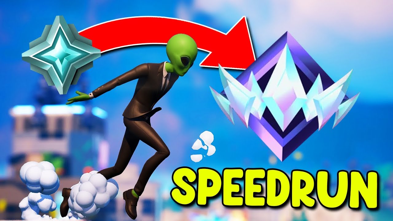 Platinum to Unreal SPEEDRUN (Fortnite Ranked)
