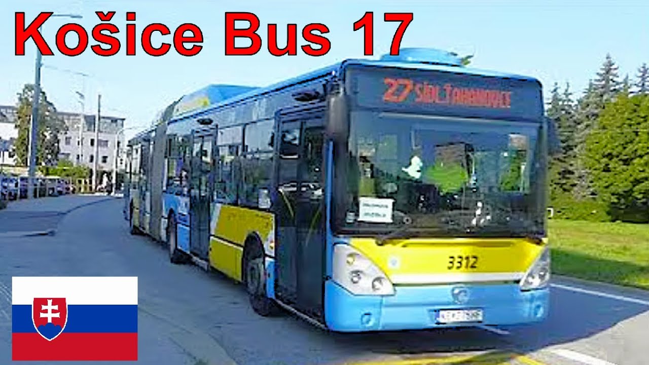 Bus MHD ride in Košice (Jazda Autobusom MHD v Košiciach) Prvá jazda
