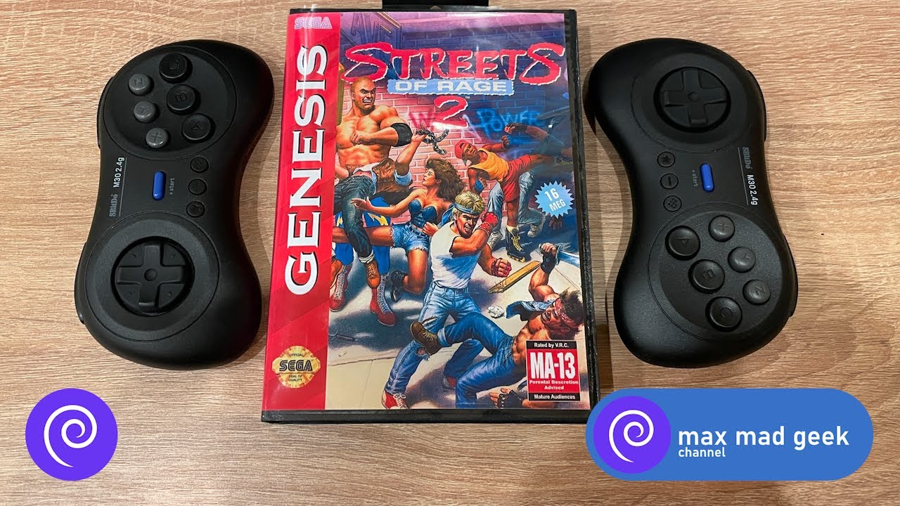 Играем в Классику - Streets of Rage 2 на Sega Mega Drive 16 Bit #sega #dendy #ностальгия #ретро