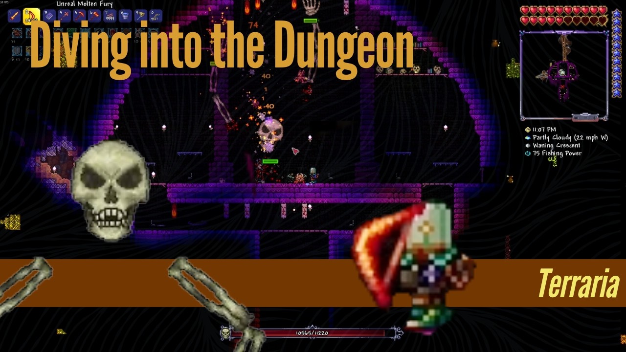 Its time for a Dungeon Crawl | Terraria pt 3