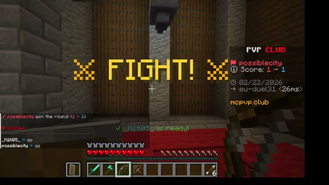 combat a la hache minecraft