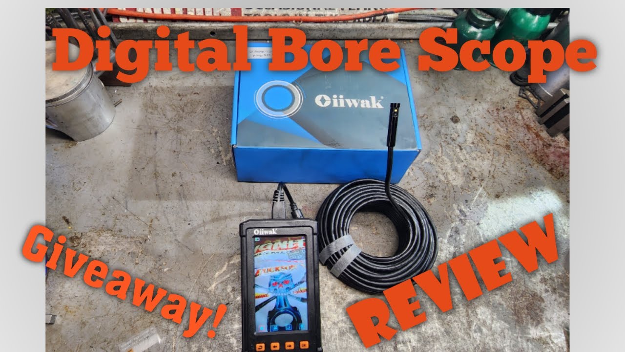 Dual Lens Borescope Inspection Camera, Oiiwak Great bore scope on a budget!