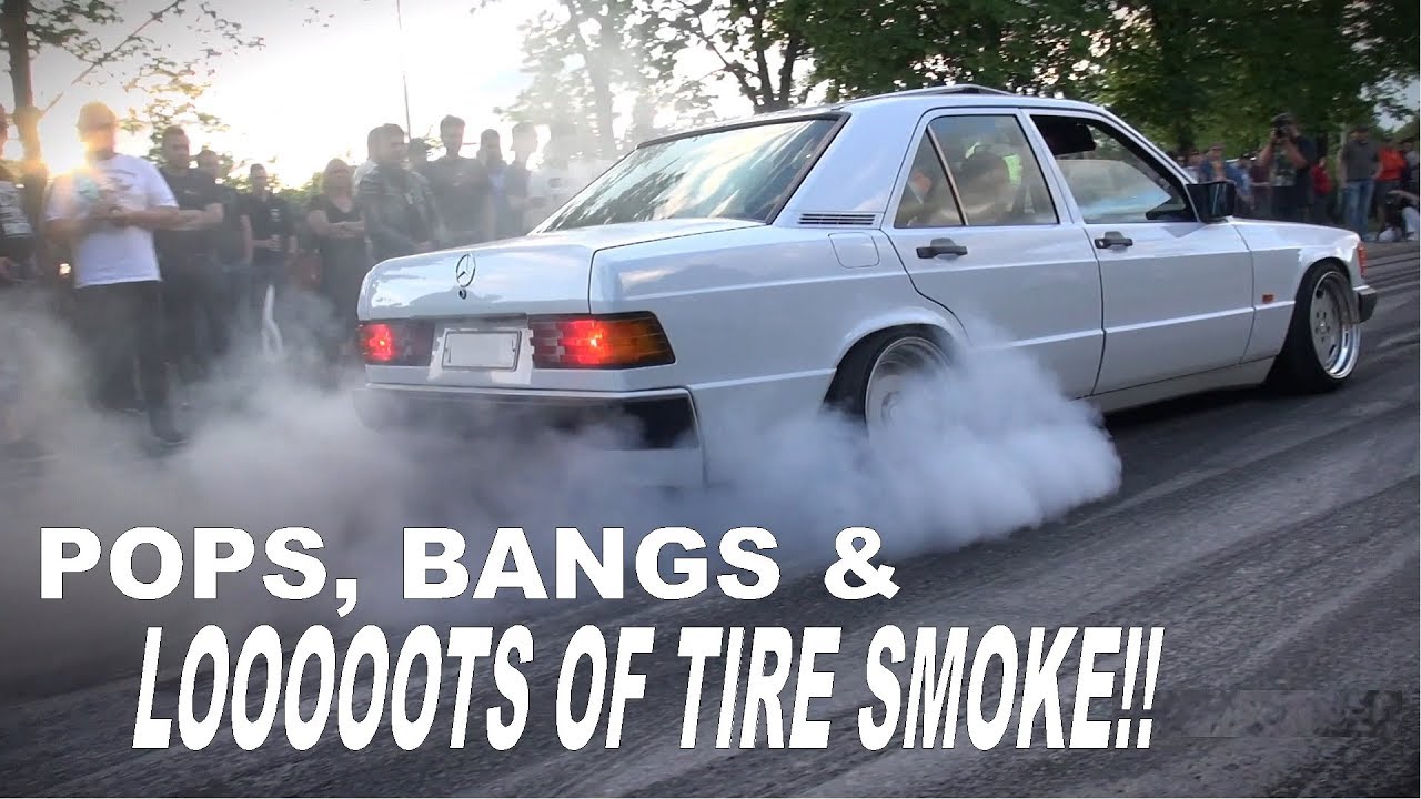 European Tuner Cars & JDM -  BURNOUT COMPILATION 2017!!