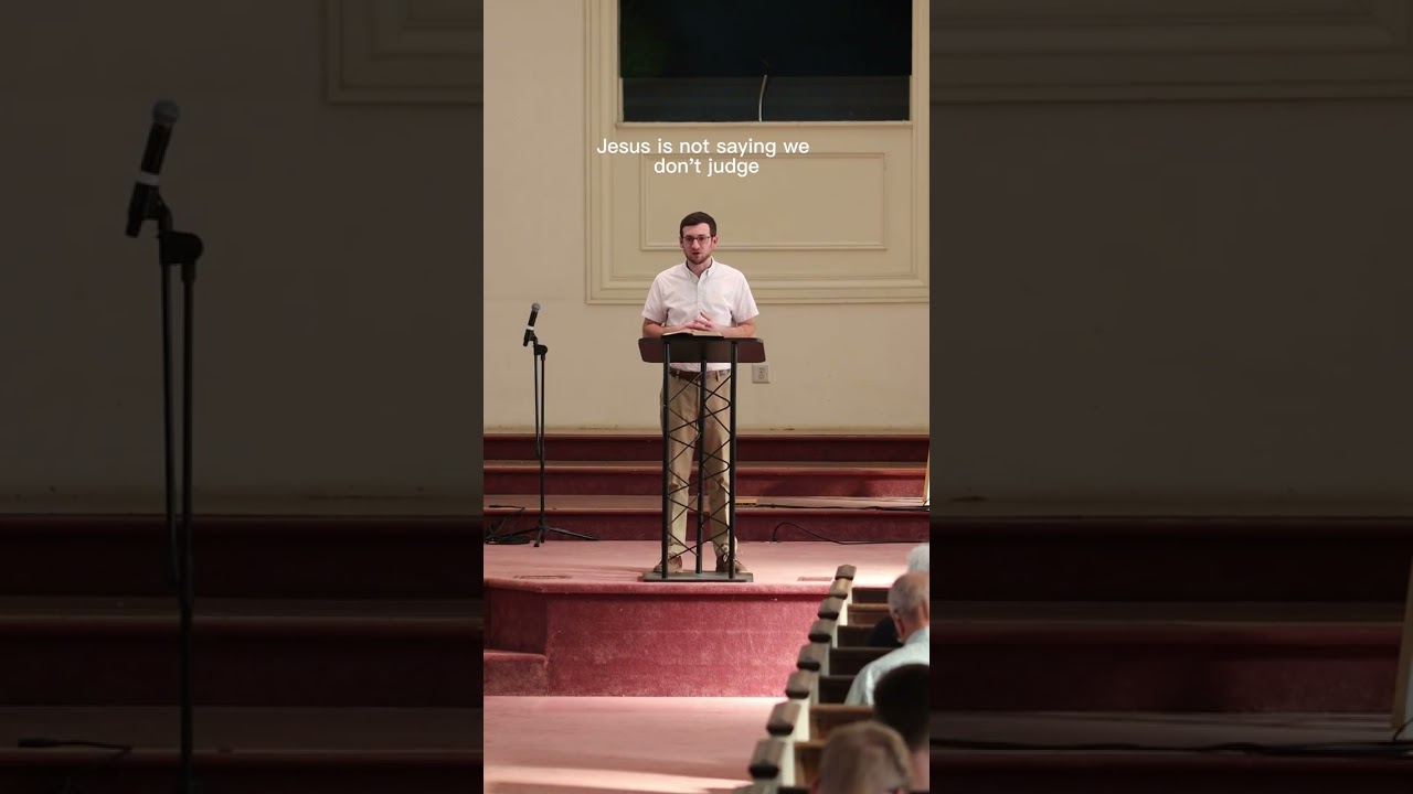 Judge Rightly - &ldquo;Judge Not! | Matthew 7:1-6&rdquo; #shorts #NACAthens