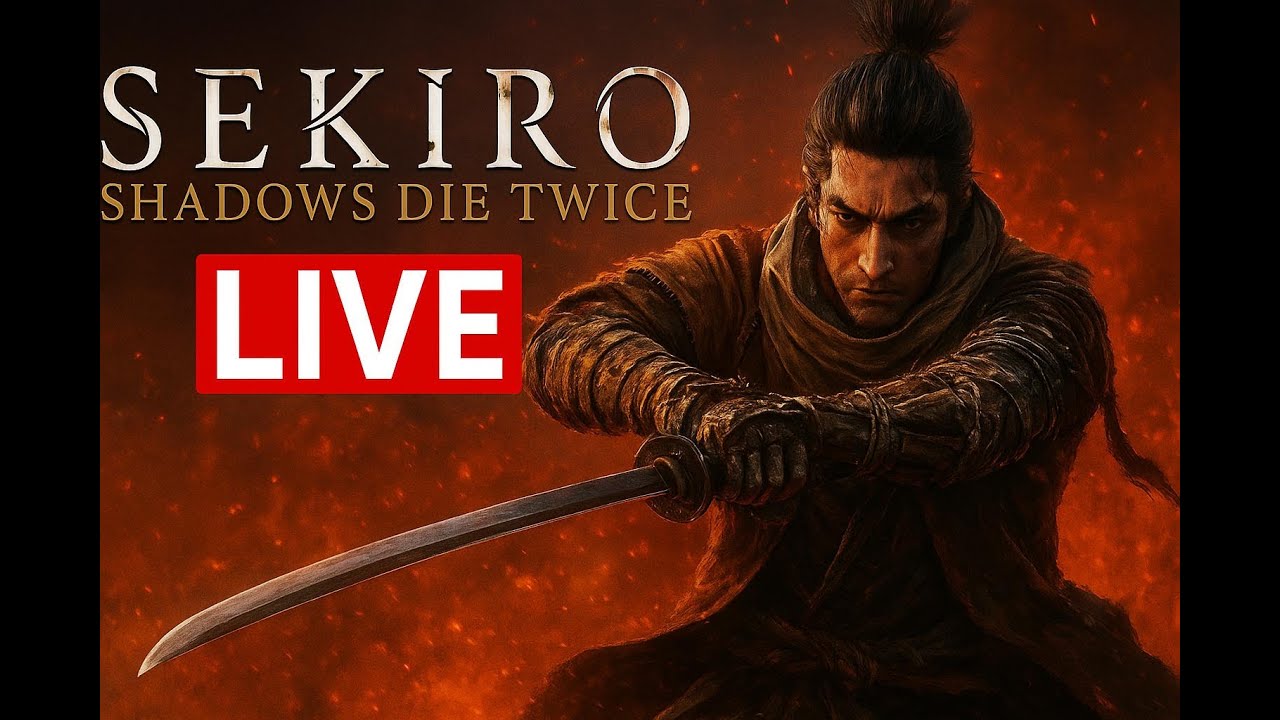 Sekiro LIVE Stream DAY 01🔥 | One Mistake = Death! Intense Samurai Combat (Portrait)
