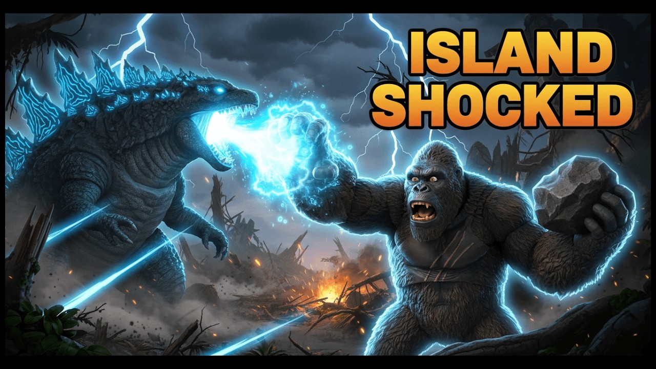 Godzilla Attacked Kong… But What Happened Next Shocked the Entire Island!