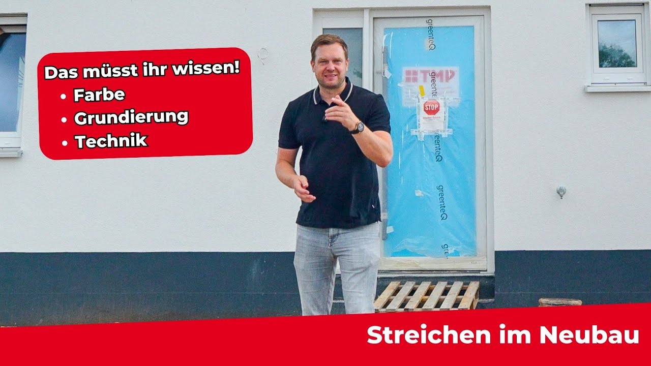 Streichen wie ein Profi: Was dir keiner beim Hausbau sagt!