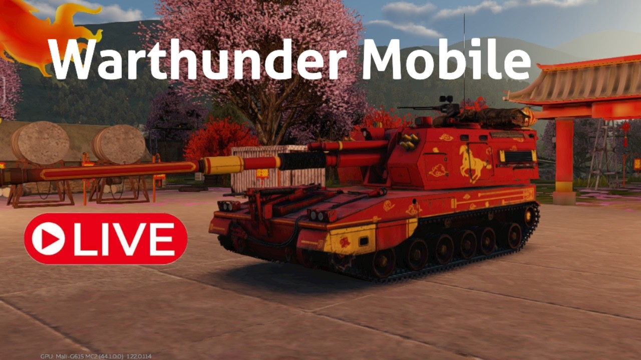 WARTHUNDER Mobile Chill LIVE Streaming Tank Battle Game