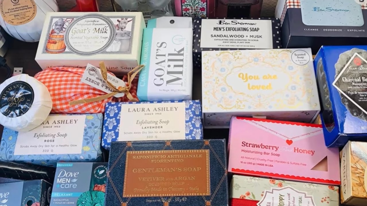 OPENING MY BEAUTIFUL AND LUXURIOUS BAR SOAPS 😍❣️