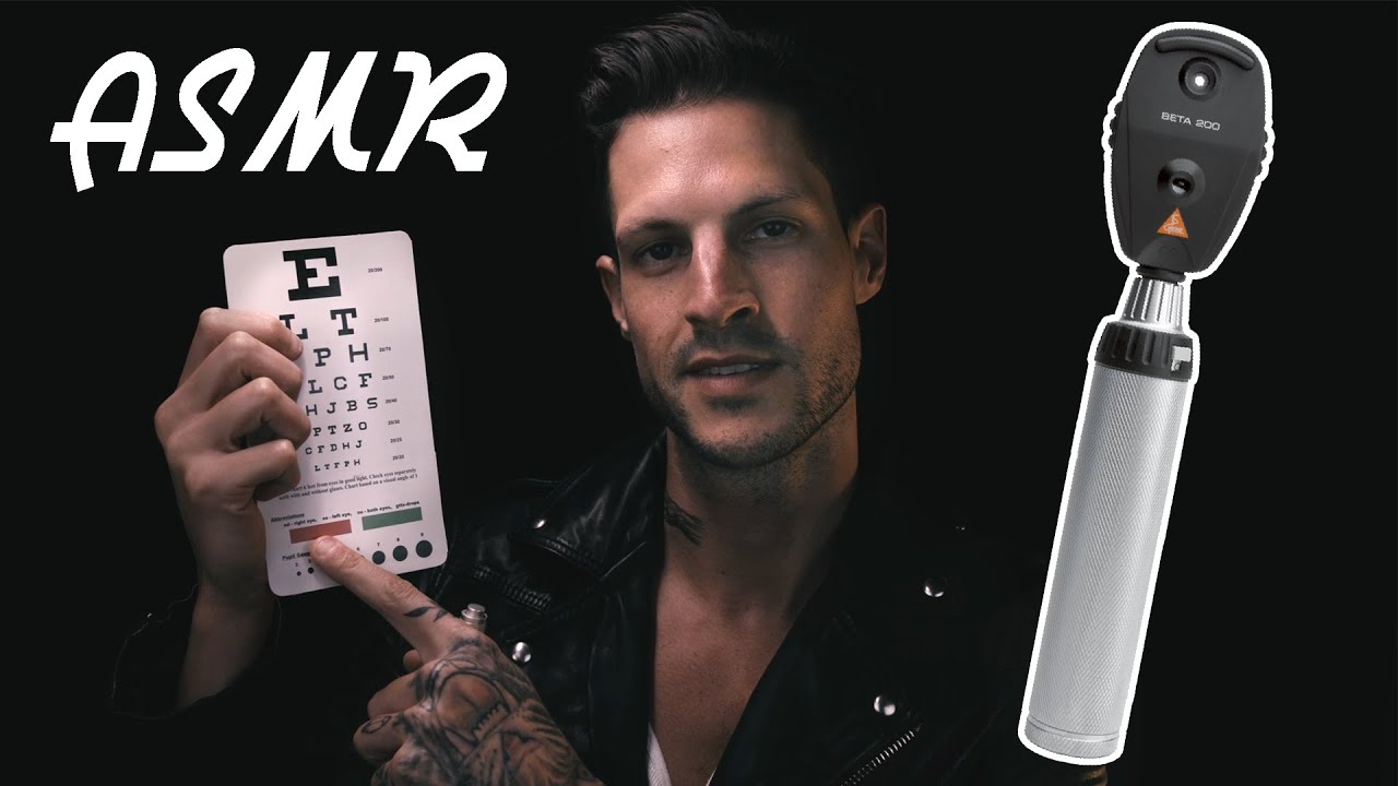 ASMR Orbital Eye Exam | Close Up Personal Attention & Light Triggers