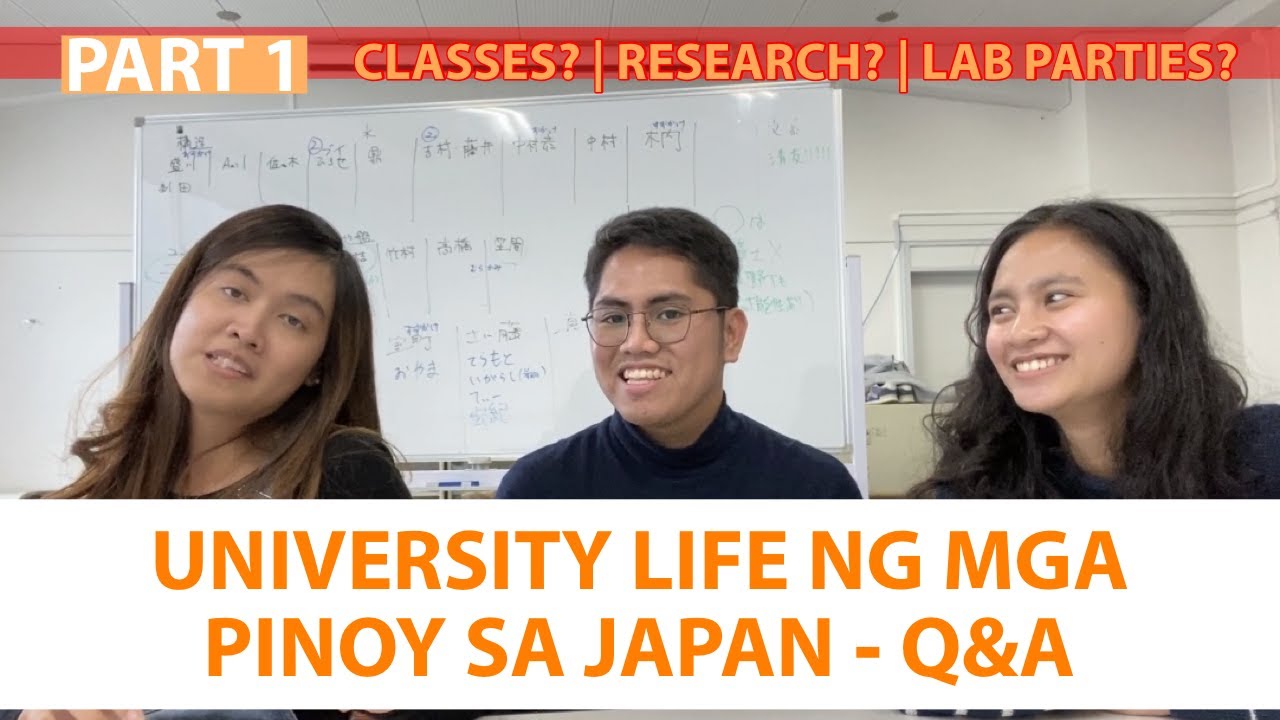 University Life ng mga Pinoy sa Japan (Part 1) - Pinoys in Japan 🇵🇭🇯🇵// JAn sa JAPAN