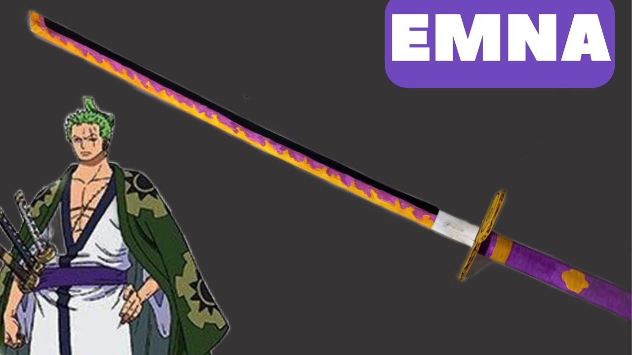 Como fazer a Espada Zoro One piece - tutorial