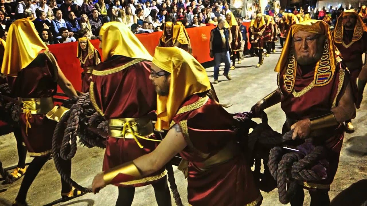 Desfile del Paso Azul en las Procesiones de Lorca