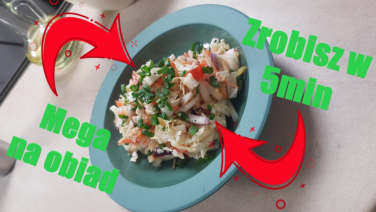 Sur&oacute;wka z Kapusty Pekińskiej, Zrobisz ją w 5min, Idealna do obiadu!!!