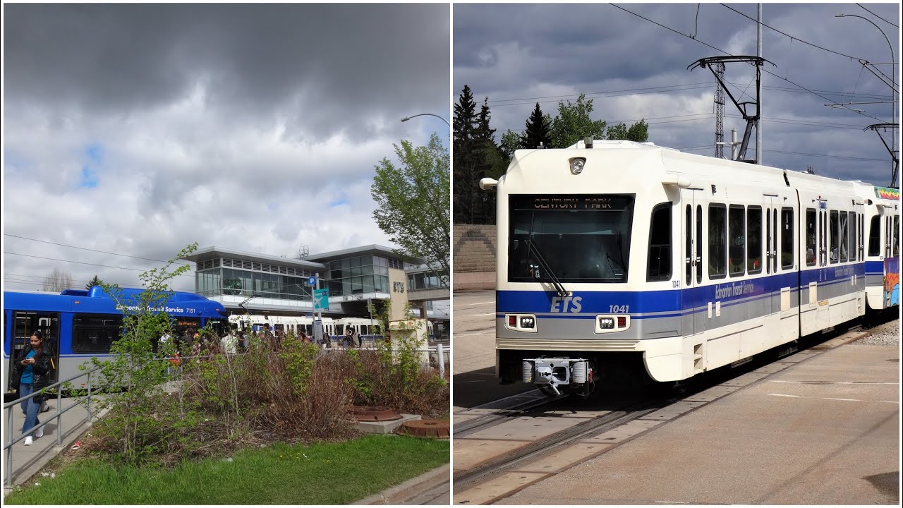 Edmonton Transit | ride from airport to downtown on ETS 747 bus & Capital Line LRT